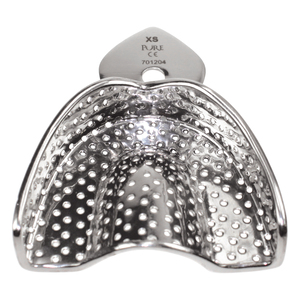 PURE Porte-empreintes perforé pour denté supérieur - XS