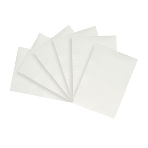 PURE Dental Towels avec feuille PE 33x45cm (3-épaisseurs) - blanc